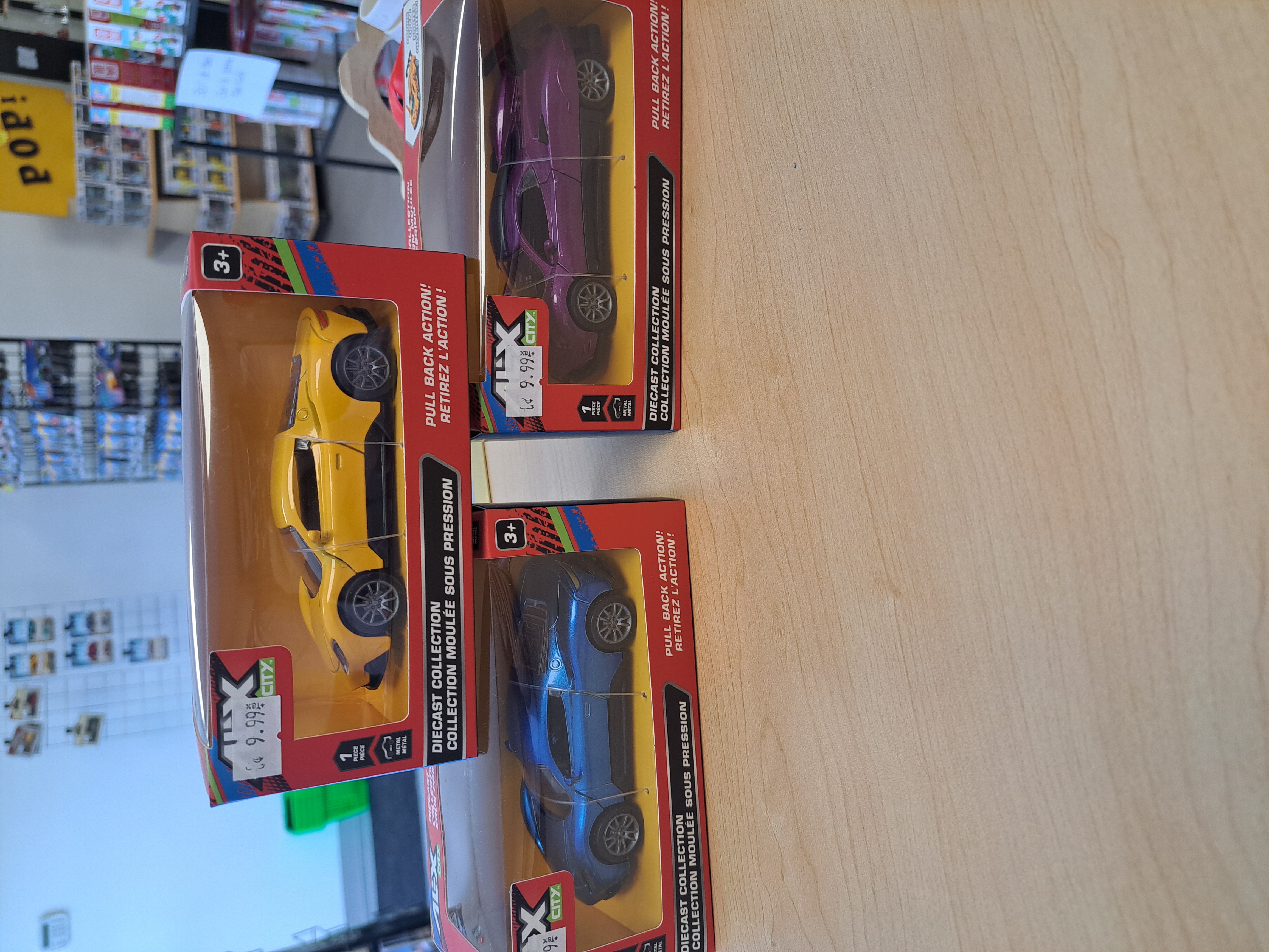 Voitures collection moulée sous pression variées